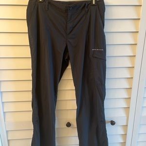 Columbia PFG Women's 8 Fishing Pants Roll Up Black Omni Shade Hiking, walking.